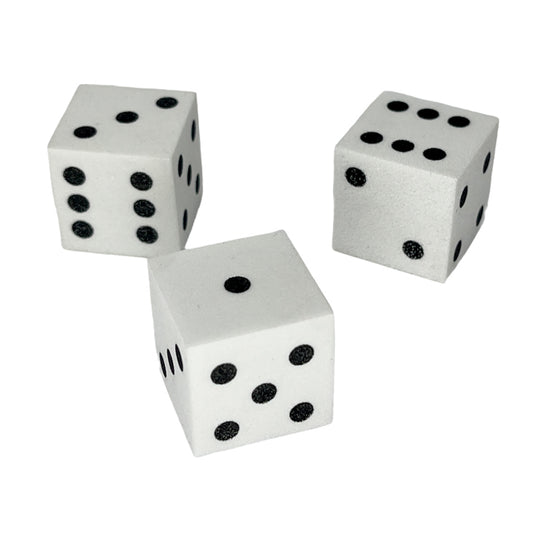 CHX KOP10934 25mm Foam Square Cornered w/Pips White/black