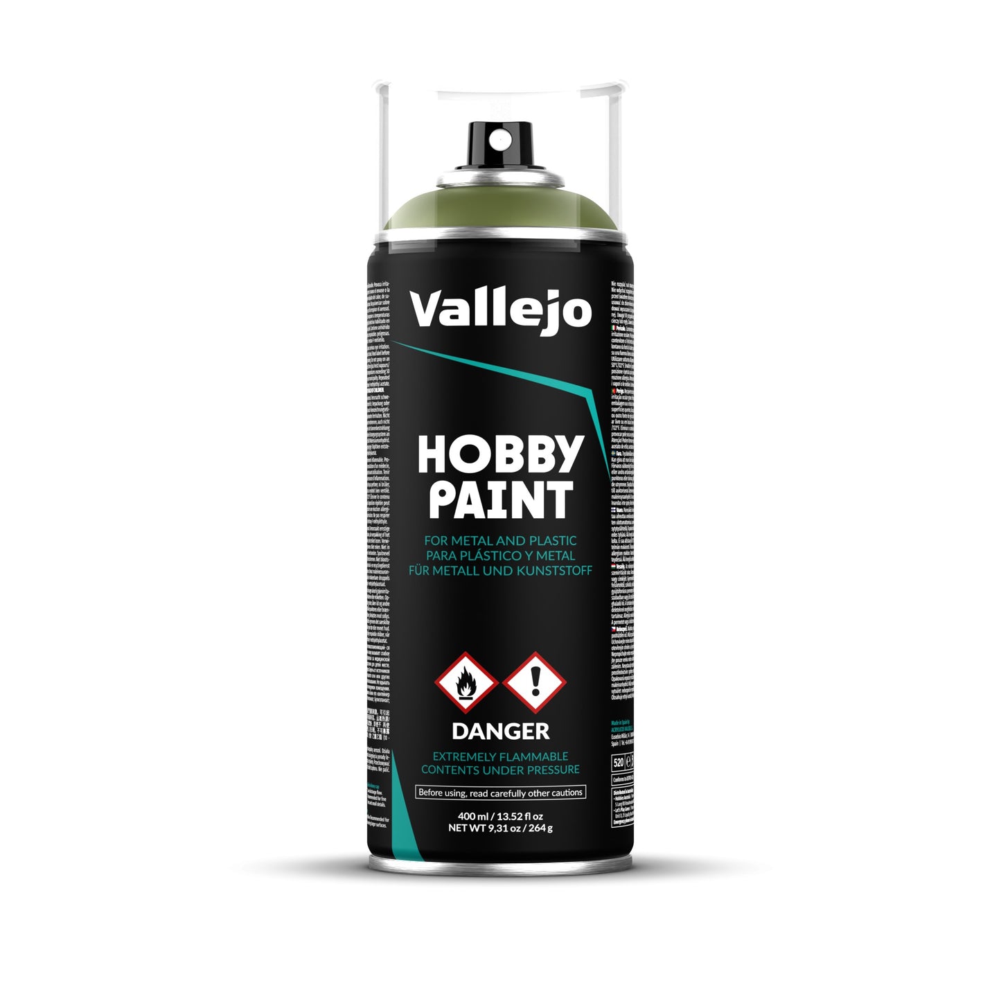 Vallejo Aerosol Spray Primer - Goblin Green 400ml