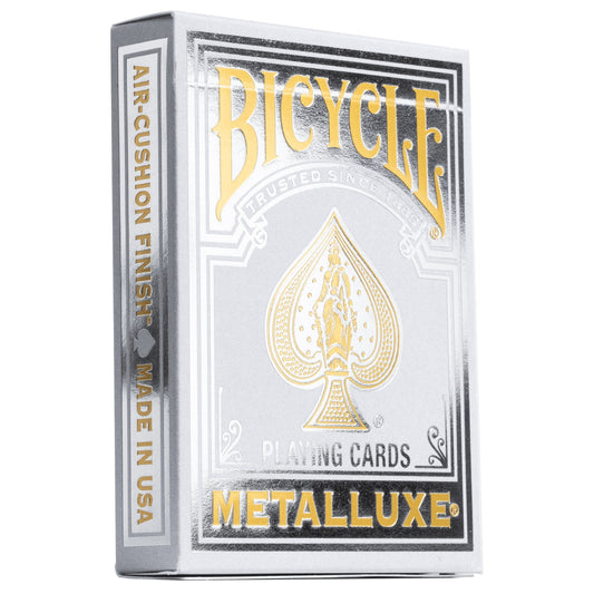 Bicycle Metalluxe Silver Playing Cards