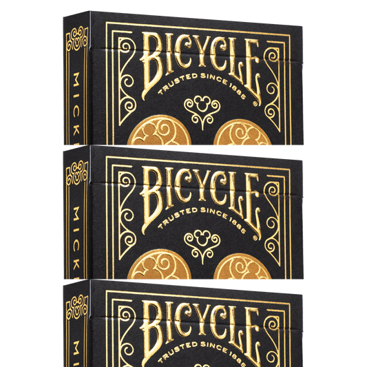 Bicycle Disney Black & Gold Mickey Playing Cards Display (6)