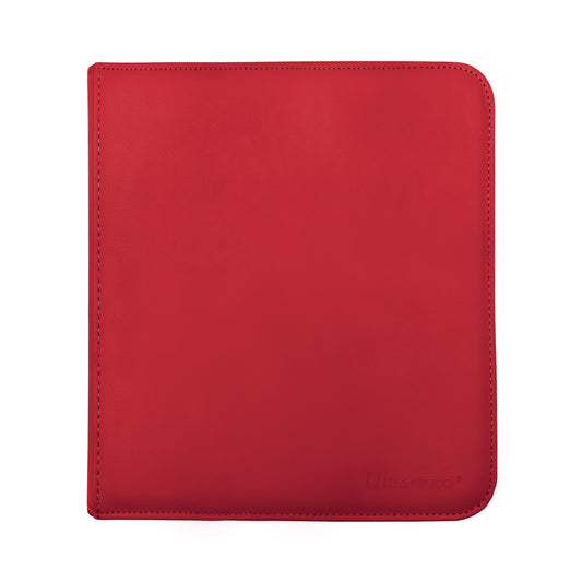 Ultra Pro: UP15743 Vivid 12-Pocket Zippered PRO-Binder: Red
