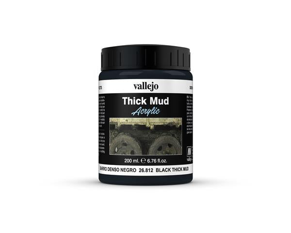 Vallejo - Diorama Effects - Black Thick Mud 200ml