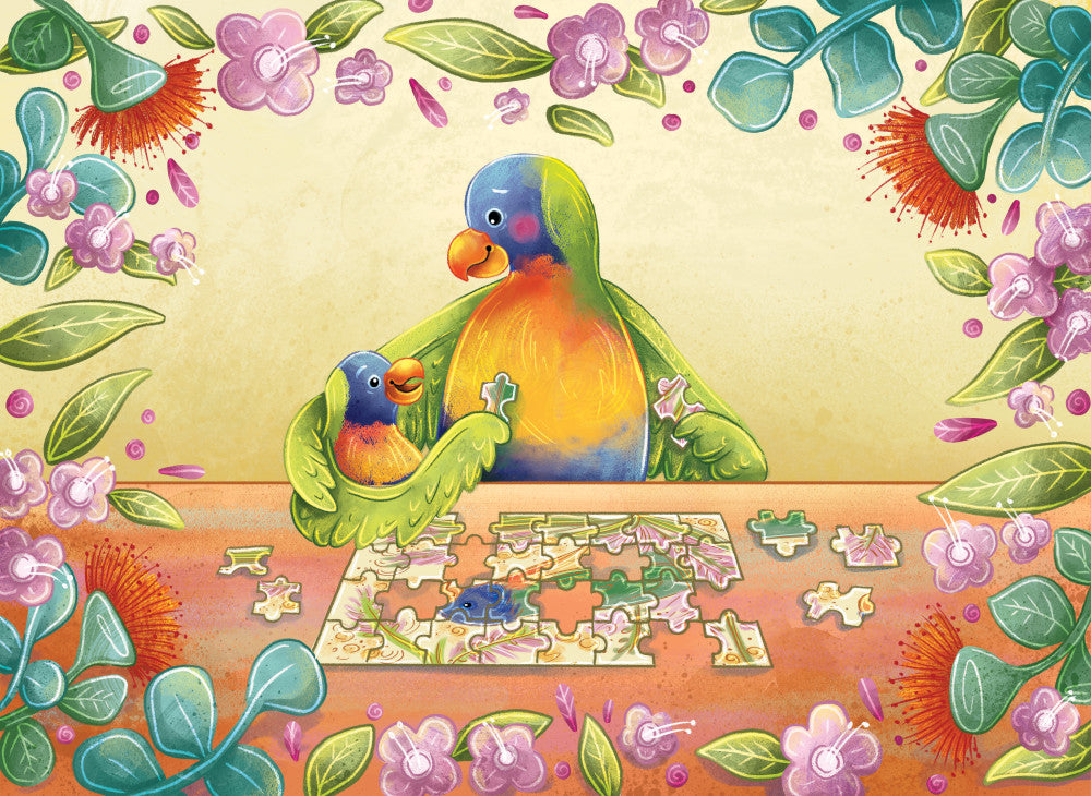 LPG Retail 5x7 Greeting Cards Display - Stray Leaves: Aussie Mothers