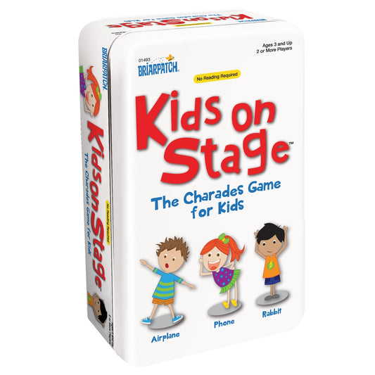 Charades Kids on Stage Tin