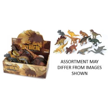 12pc Dinosaurs assorted ( ONLY SOLD in display of 12 ) ( was RRP $4.99 )