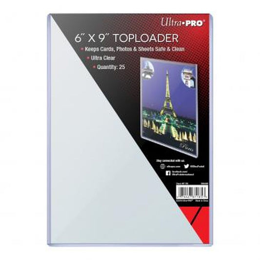 Ultra Pro: UP81185 6" X 9" Toploader 25ct