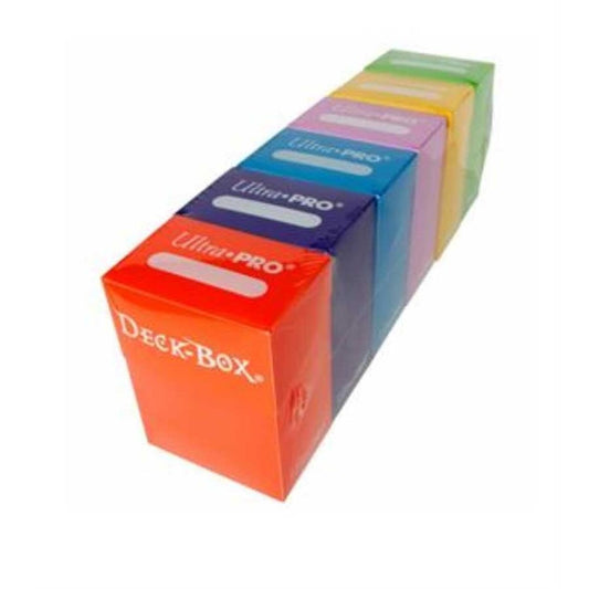 Ultra Pro: UP85324 Deck Box AMZ Bundle - 6 Colors Orange - Purple - Blue - Pink - Yellow - Green