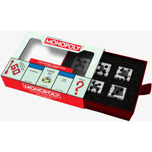 Fanroll: Monopoly 22mm Oversized Dice Set: Token Inclusions