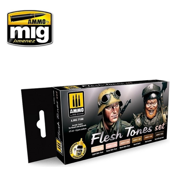 Ammo by MIG - Sets - Flesh Tones Set