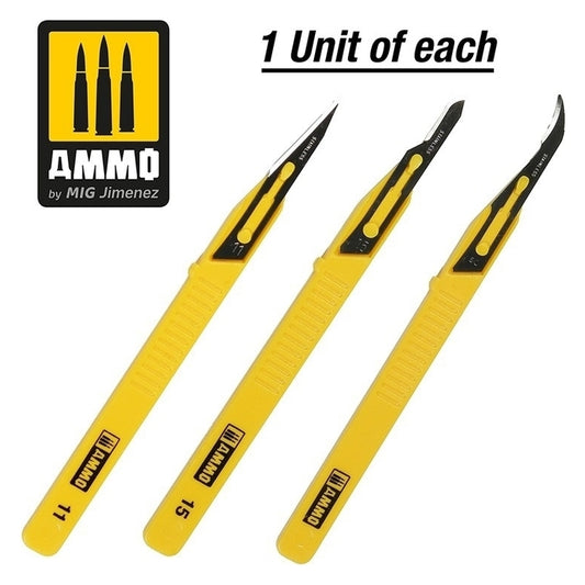 Ammo by MIG - Tools - Mini Blade Set – 3 Pcs
