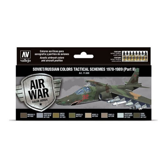 Vallejo - Model Air - Soviet / Russian Colors Tactical Schemes 1978-1989 (Part Ii)  8 Colour Set