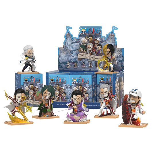 Mighty Jaxx: Freeny's Hidden Dissectibles – One Piece (Marines Edition) Display