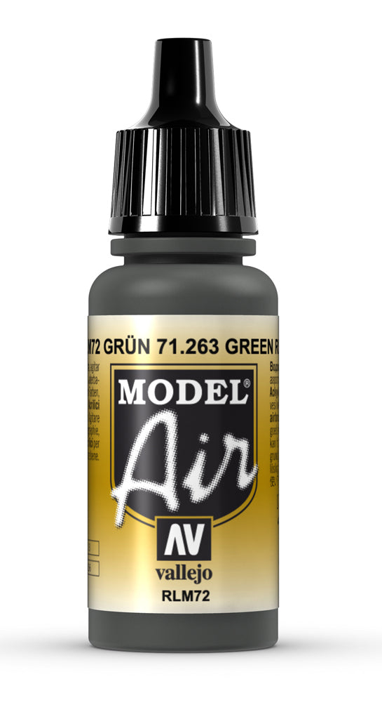Vallejo - Model Air - Green RLM72 17 ml Old Formulation