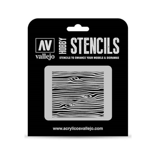Vallejo - Stencils - Texture Effects - Wood Texture Num. 2