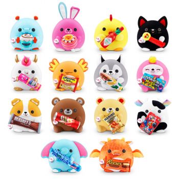 "ZURU Snackles Core Licensed 14"" Series 1 Wave 2 assorted ( ONLY SOLD in Carton of 6 ) ( was RRP $44.99 )"