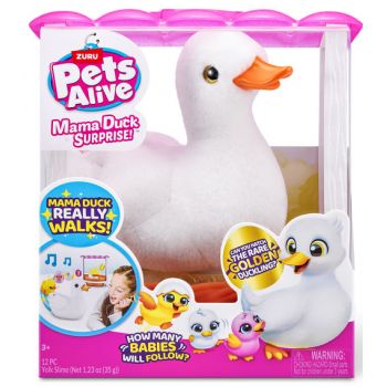 ZURU Pet's Alive Mama Duck and Babies
