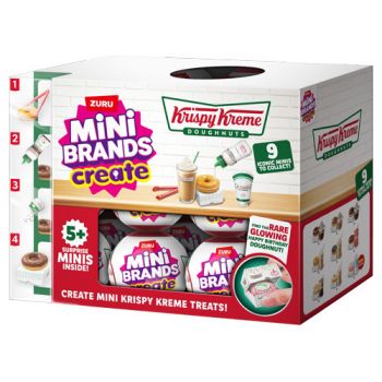 Zuru Mini Brands Create - Krispy Kreme Doughnuts Series 1 ( ONLY SOLD in Display of 25 ) ( was RRP $16.99 )
