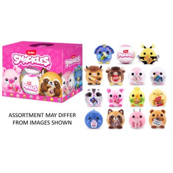 "ZURU Snackles Core Licensed 5"" Capsule WAVE 3  assorted ( ONLY SOLD in Display of 15 ) ( was RRP $16.99 )"