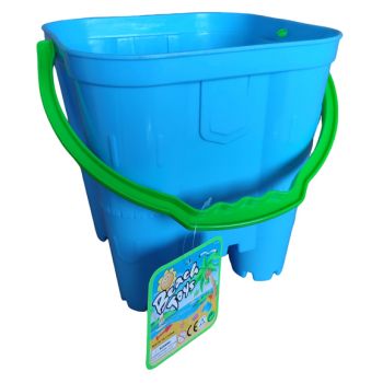 Beach Large Castle Bucket assorted ( was RRP $9.99 )