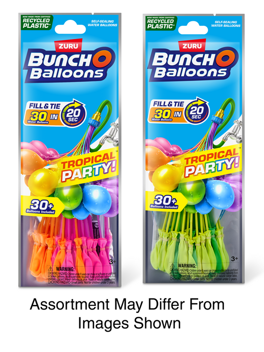 Zuru Bunch O Balloons Tropical Party 1pk   ( ONLY SOLD in Display of 24 )