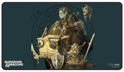 Ultra Pro: UP38081 Planescape: AitM Black Stitched Playmat Featuring: Alternate Cover Artwork v3 D&D