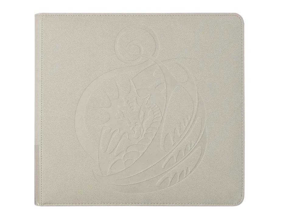 Dragon Shield: XL Zipster Binder – Ashen White
