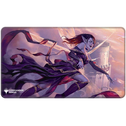 Ultra Pro: UP38464 Commander Release 4 3 Color Shard - Q4 2024 Stitched Edge Playmat Alela MtG