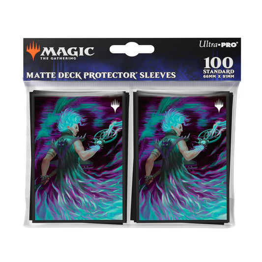 Ultra Pro: UP38664 MTG 2025 Aetherdrift 100ct Deck Protector Sleeves Borderless Racer 2 MtG
