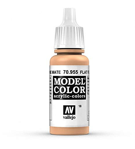 Vallejo Model Colour - Flat Flesh 17 ml Old Formulation