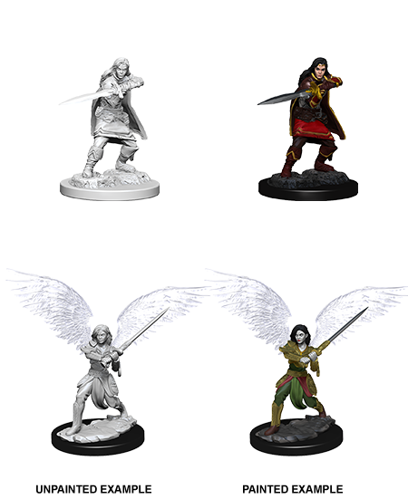 D&D Nolzurs Marvelous Unpainted Miniatures Female Aasimar Fighter