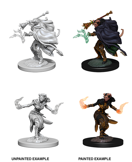 D&D Nolzurs Marvelous Unpainted Miniatures Female Tiefling Warlock