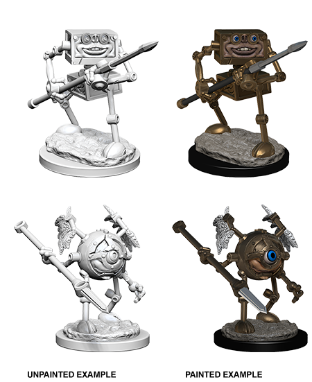 D&D Nolzurs Marvelous Unpainted Miniatures Monodrone & Duodrone