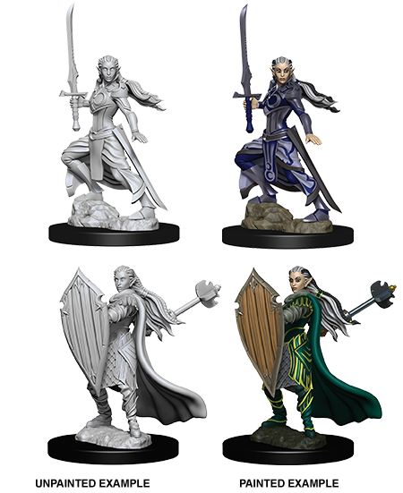 D&D Nolzurs Marvelous Unpainted Miniatures Female Elf Paladin