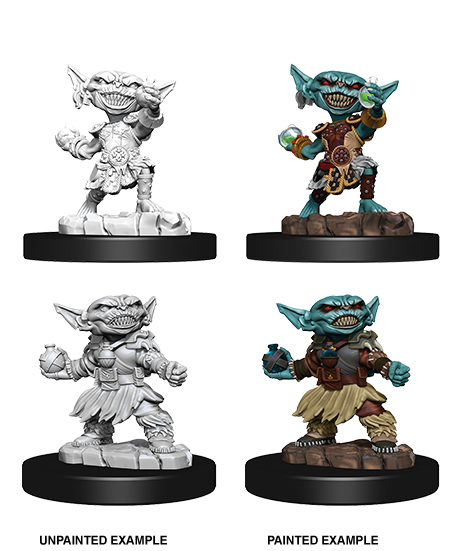 Pathfinder Deep Cuts Unpainted Miniatures Male Goblin Alchemist