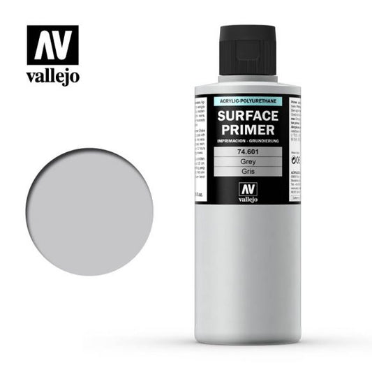 Vallejo - Surface Primer - Colour Grey 200ml