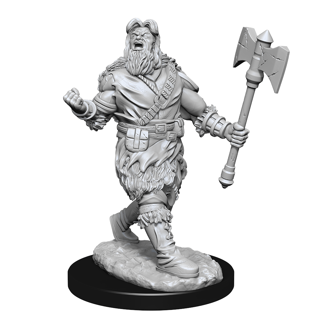 D&D Nolzurs Marvelous Unpainted Miniatures Human Barbarian Male