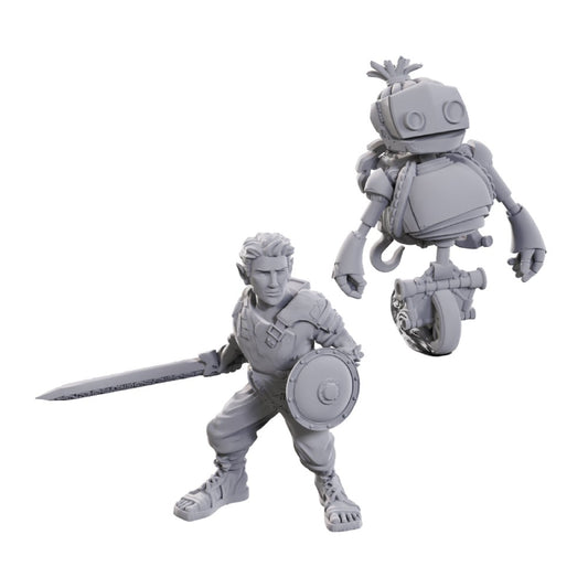 Critical Role Unpainted Miniatures: Orym; of the Air Ashari & Fresh Cut Grass