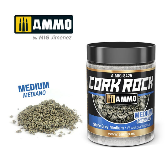 Ammo by MIG -  Dioramas - Terraform Cork Rock - Stone Grey Medium 100ml