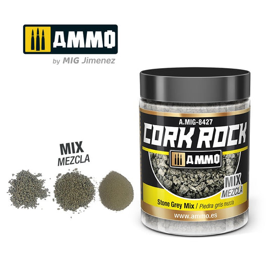 Ammo by MIG -  Dioramas - Terraform Cork Rock - Stone Grey Mox 100ml