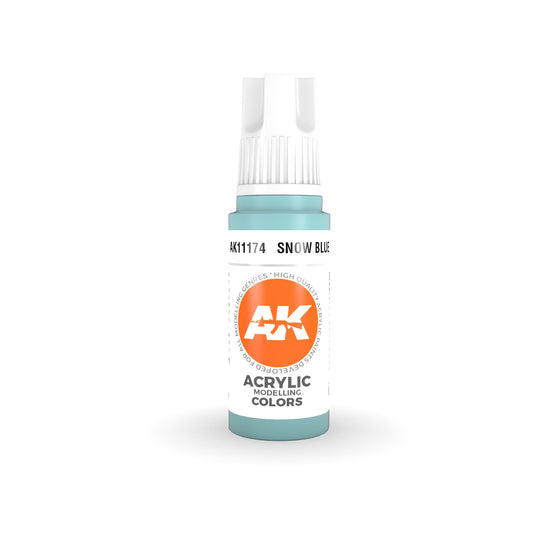 AK Interactive - 3 Gen Acrylics - Snow Blue 17ml