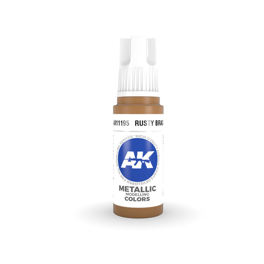 AK Interactive - 3 Gen Acrylics - Rusty Brass 17ml