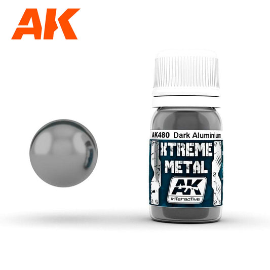 AK Interactive - Metallics - Xtreme Metal Dark Aluminium  35ml