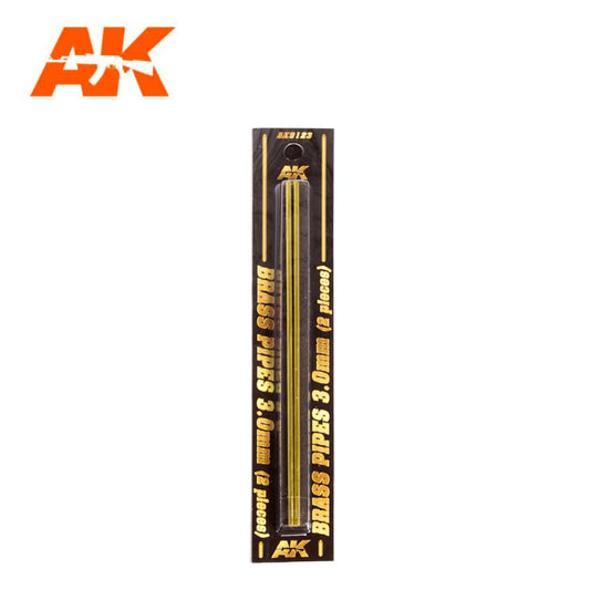 AK Interactive - Building Materials - Brass Pipes 3.0mm (2)