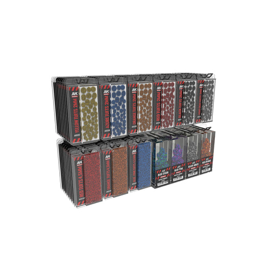 AK Interactive - Wargame Fantasy Vegetation Module - Modular Stand Display (Module with Stock)