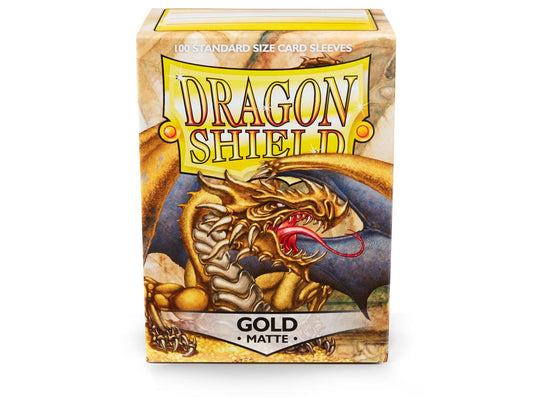 Dragon Shield: Sleeves – Matte – Gold