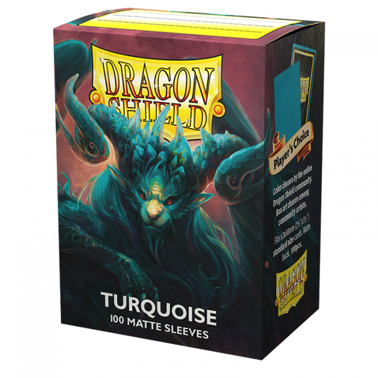 Dragon Shield: Sleeves – Matte – Turquoise