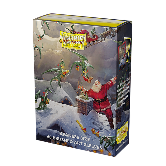 Dragon Shield: Japanese Size Sleeves – Brushed Art – Christmas 2023