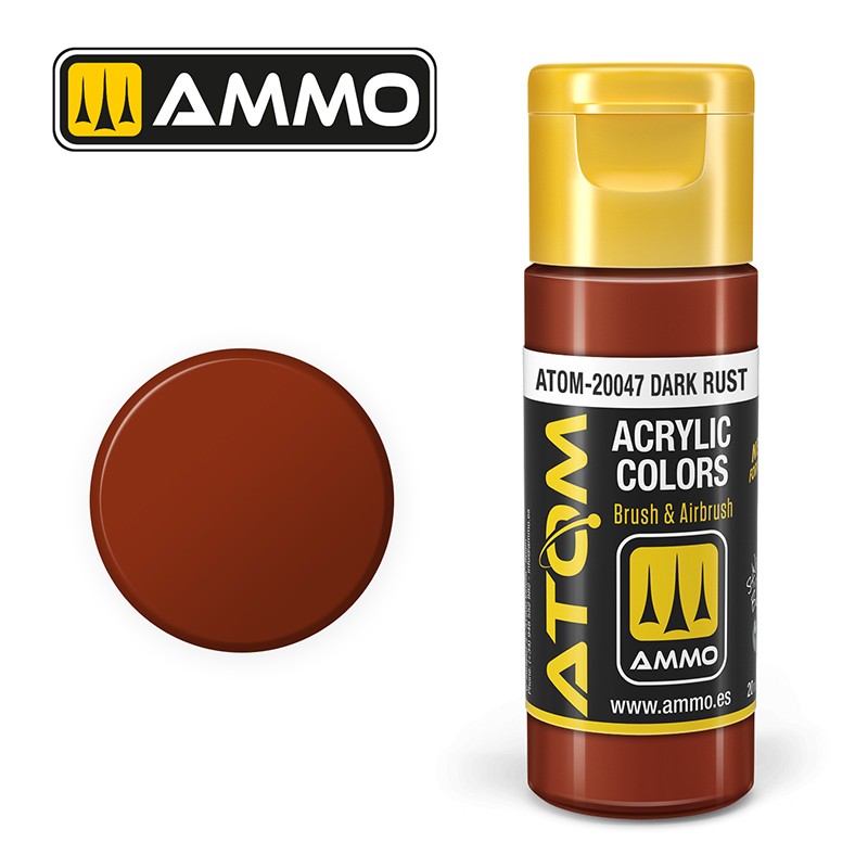 Ammo by MIG - Atom Color - Dark Rust 20ml
