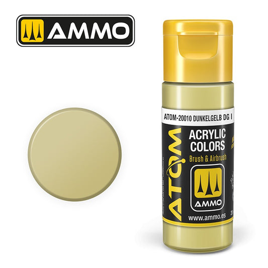 Ammo by MIG - Atom Color - Dunkelgelb Dg I 20ml