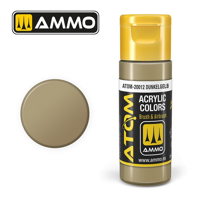 Ammo by MIG - Atom Color - Dunkelgelb 20ml